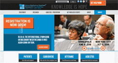 Desktop Screenshot of curemeso.org